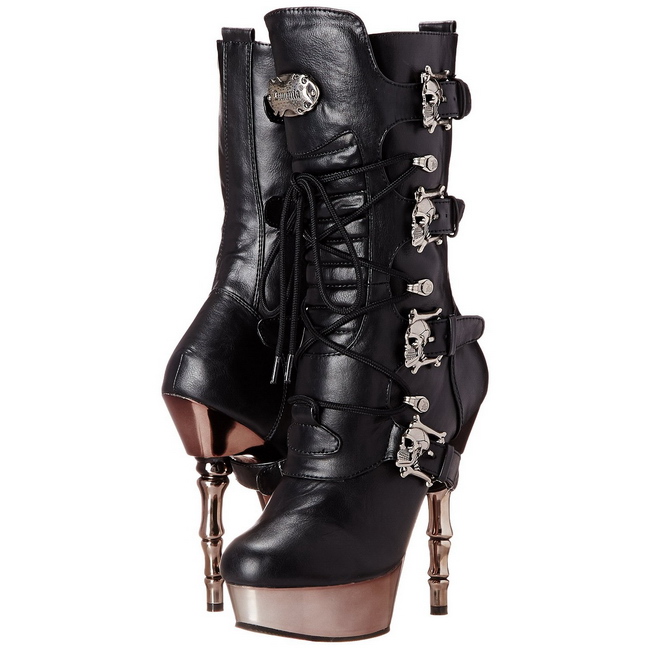 spiked goth boots